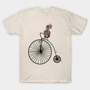 Robot on Bicycle T-Shirt